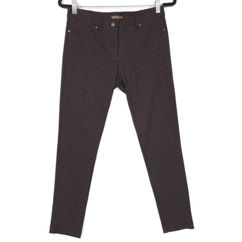 J.McLaughlin Women's Pants Size 4 Rayon Blend‎ Stretch Brown Geometric Print